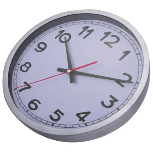 Metal 30cm Wall Clock June 2025 Flat
